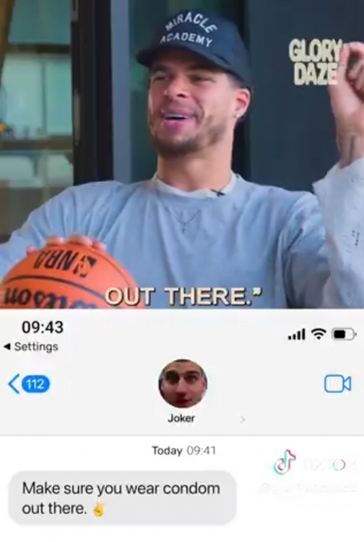 开云-爱游戏-注意安全💀小波特：交易后约基奇给我发信息说“记得戴套”